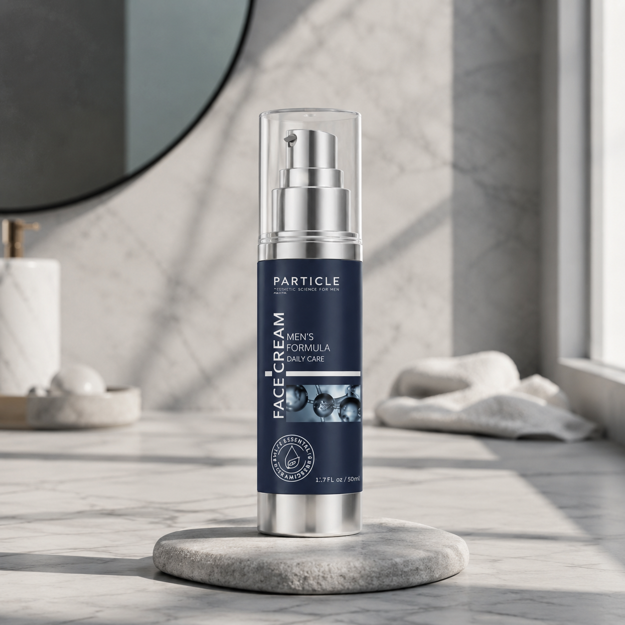 Particle Face Cream For Men 6 In 1 Anti Aging Cream Fights Eye Bags Dark Spots