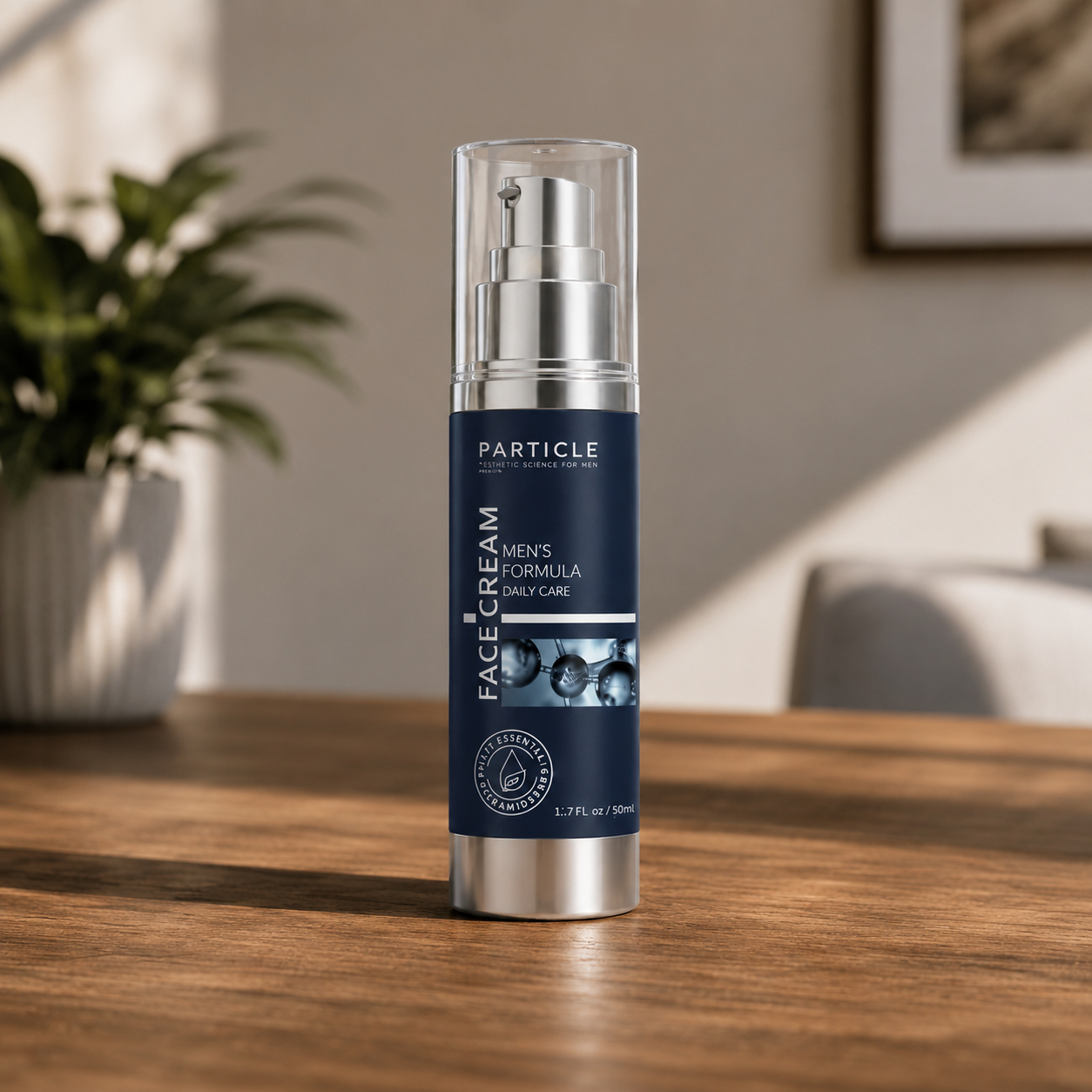 Particle Face Cream For Men 6 In 1 Anti Aging Cream Fights Eye Bags Dark Spots