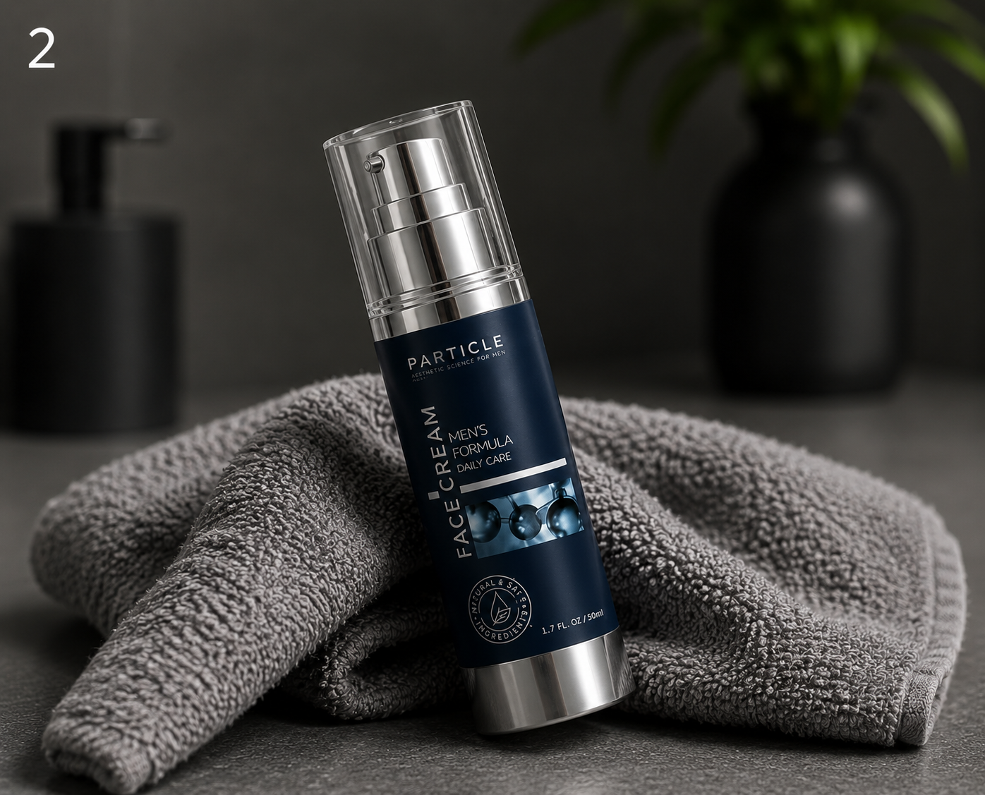 Particle Face Cream For Men 6 In 1 Anti Aging Cream Fights Eye Bags Dark Spots