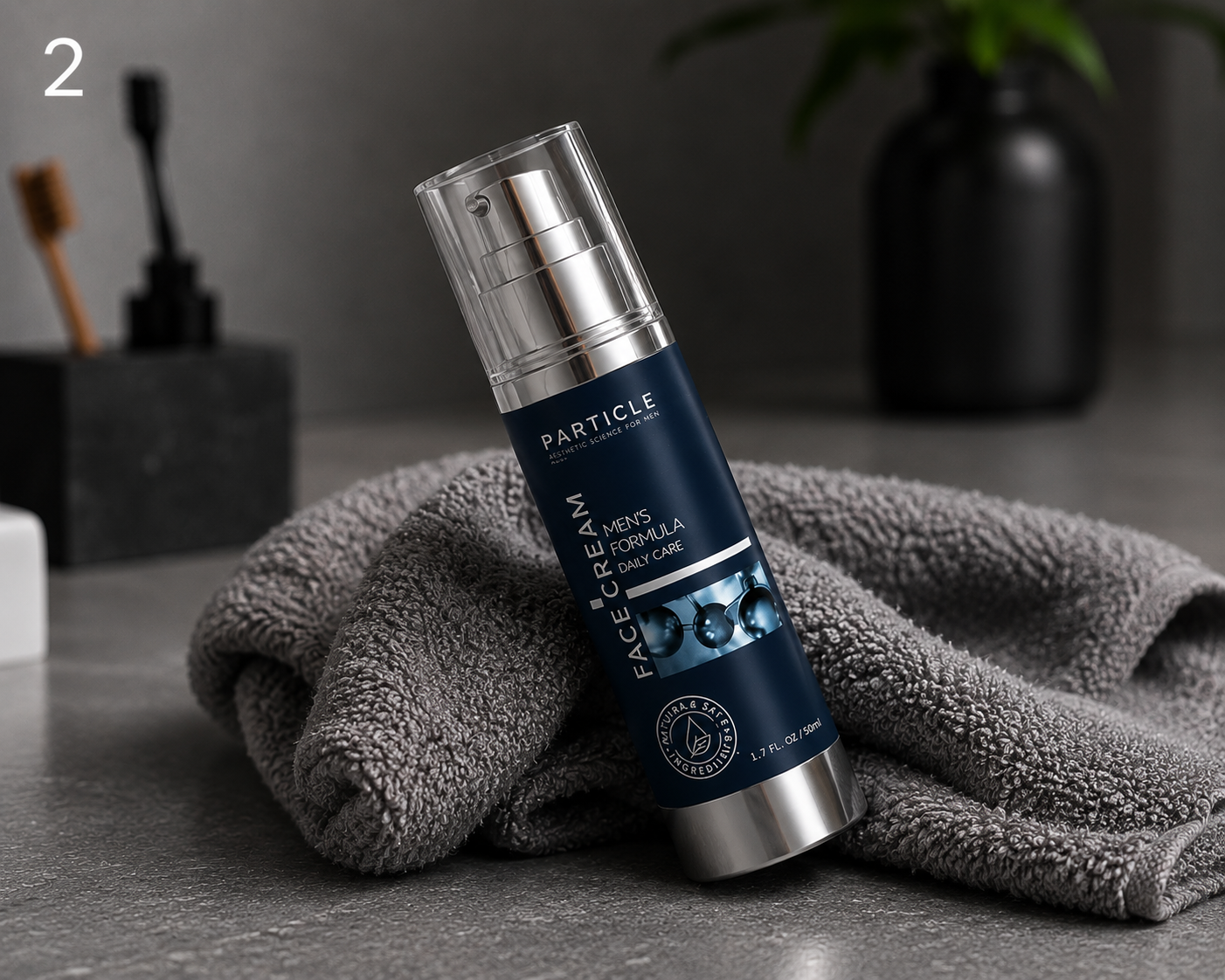 Particle Face Cream For Men 6 In 1 Anti Aging Cream Fights Eye Bags Dark Spots